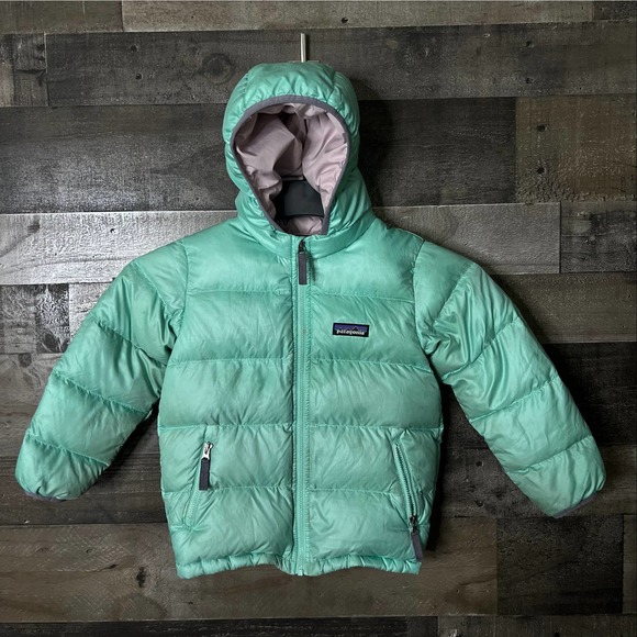 SOLD Patagonia Girls Hi Loft Down Hoody - Picture 1 of 7